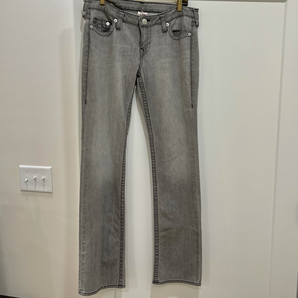 True Religion gray jeans size 31